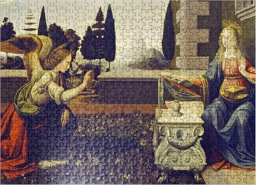 Amazon | MyPuzzle レオナルド・ダ・ヴィンチ作 マリアへの受胎告知